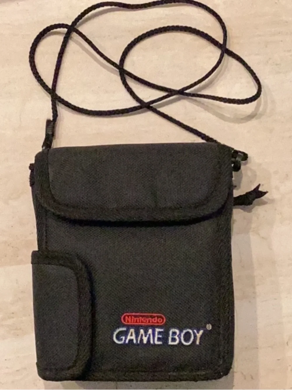 Nintendo Game Boy Carrying Case Gameboy Carry Travel Bag Padded Strap Vintage
